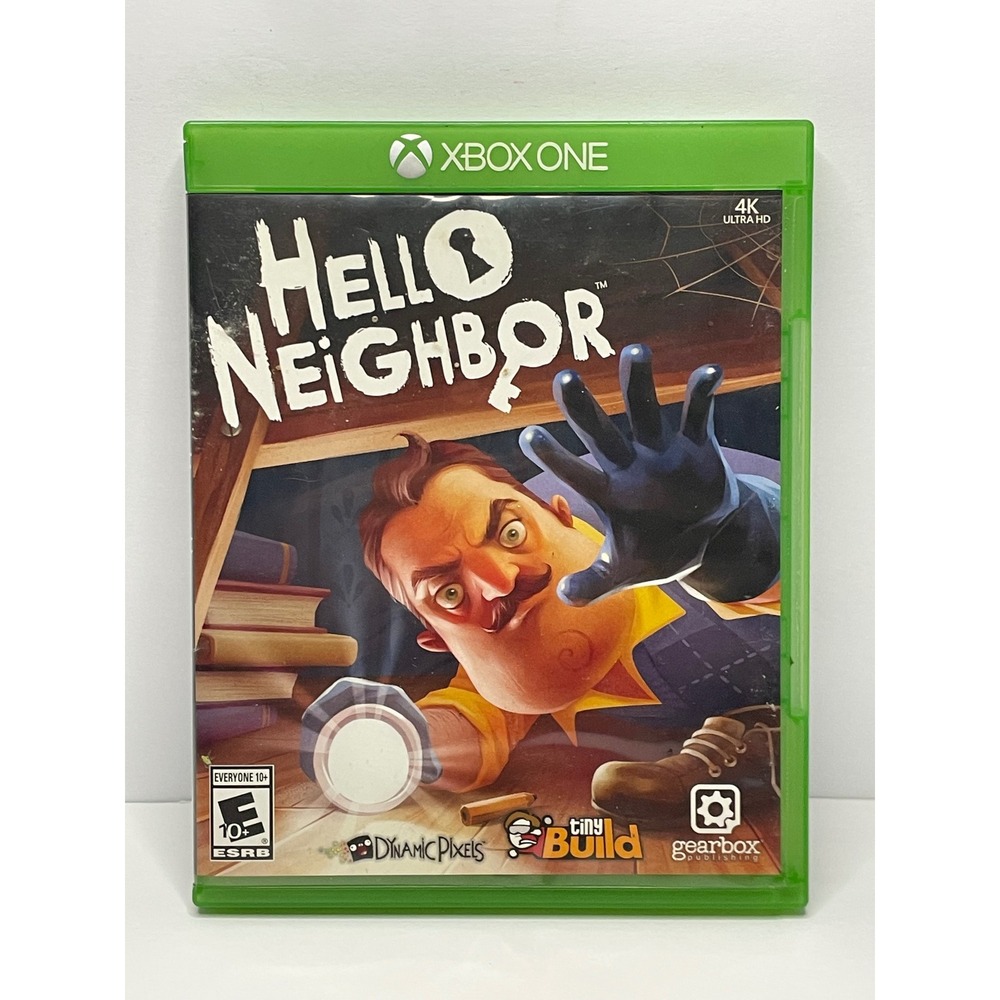 Hello Neighbor Xbox One Stealth Horror Game Gearbox tinyBuild 4K Ultra HD E10+